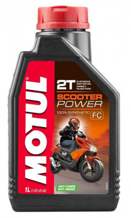 Motul MOTUL Scooter Power 2T Motorolie - 1L (10588), N.v.t. (1 van 1)