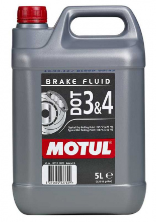 Motul MOTUL DOT 3&4 Brake Fluid - 5L (10424), N.v.t. (1 van 1)