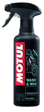 Motul MOTUL E1 Wash & Wax Dry Cleaner - 400ml Spray (10299), N.v.t. (1 van 1)