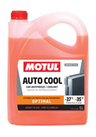 Motul MOTUL Auto Cool Optimal koelvloeistof -37°c 5L (10914), Rood (1 van 1)