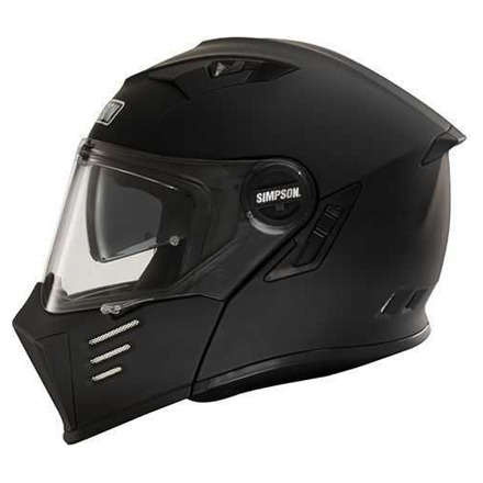 Simpson Motorhelm Darksome, Mat Zwart (1 van 1)