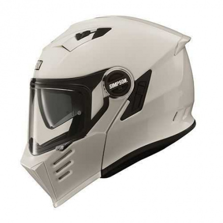 Simpson Motorhelm Darksome, Wit (1 van 1)