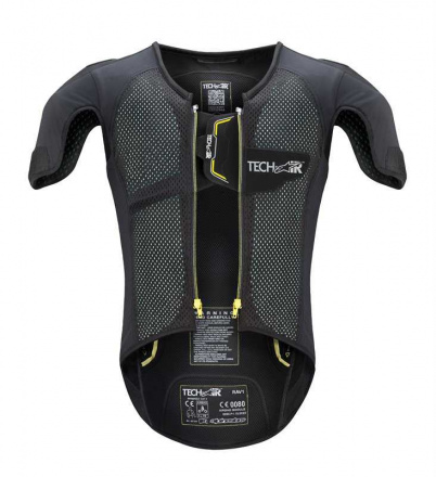Tech-Air Race-E Airbagvest - Zwart-Fluor