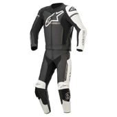 GP FORCE PHANTOM LEATHER SUIT 2 PC - Zwart-Wit-Grijs