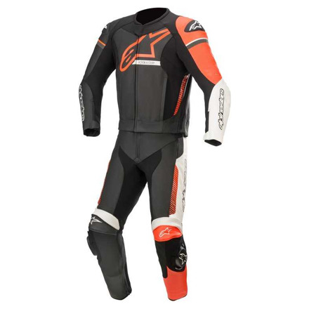 Alpinestars GP FORCE PHANTOM LEATHER SUIT 2 PC, Zwart-Wit-Rood (1 van 1)