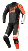 GP FORCE PHANTOM LEATHER SUIT 1 PC - Zwart-Wit-Rood