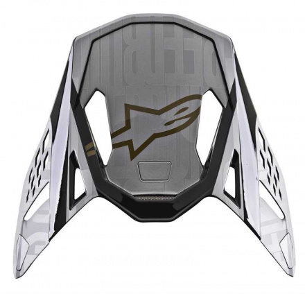 Alpinestars VISOR S-M10 - ALLOY, Zwart-Zilver-Goud (1 van 1)