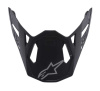 Alpinestars VISOR S-M10/S-M8 - SOLID, Zwart (Afbeelding 1 van 2)