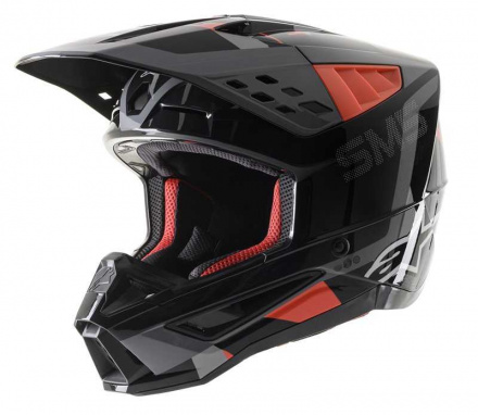 Alpinestars S-M5 ROVER HELMET ECE, Antraciet-Rood (1 van 1)