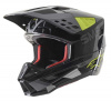 S-M5 ROVER HELMET ECE - Antraciet-Geel