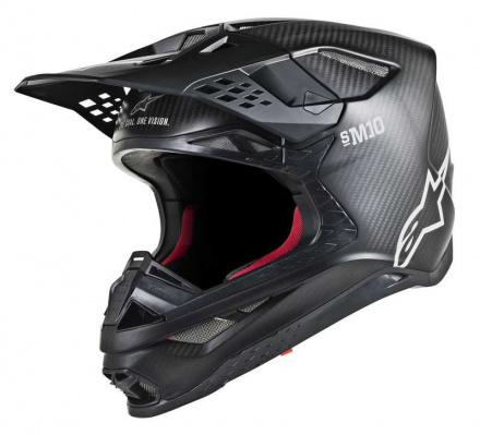 SUPERTECH S-M10 SOLID HELMET ECE - Mat Carbon