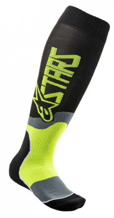 Alpinestars MX PLUS-2 SOCKS, Zwart-Fluor (1 van 1)