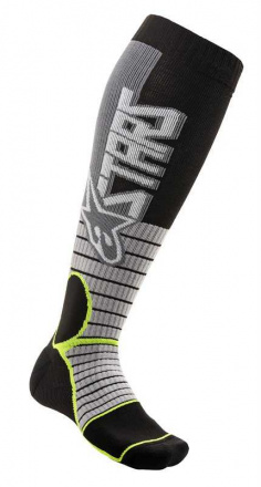 Alpinestars MX PRO SOCKS, Grijs-Fluor (1 van 1)