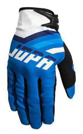 MX-8 Crosshandschoenen - Blauw-Wit
