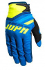 MX-8 Crosshandschoenen - Blauw-Geel