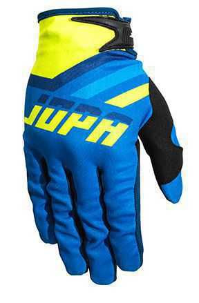 MX-8 Crosshandschoenen - Blauw-Geel