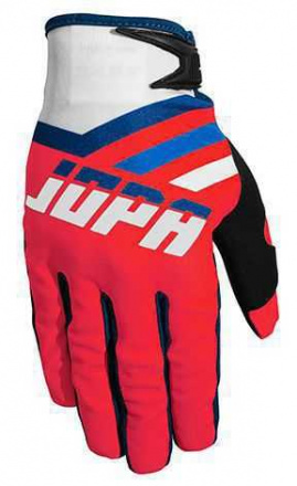 MX-8 Crosshandschoenen - Rood-Wit-Blauw