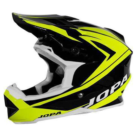 Flash BMX-Helm - Zwart-Geel-Fluor