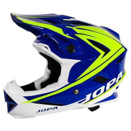 Flash BMX-Helm - Blauw-Geel