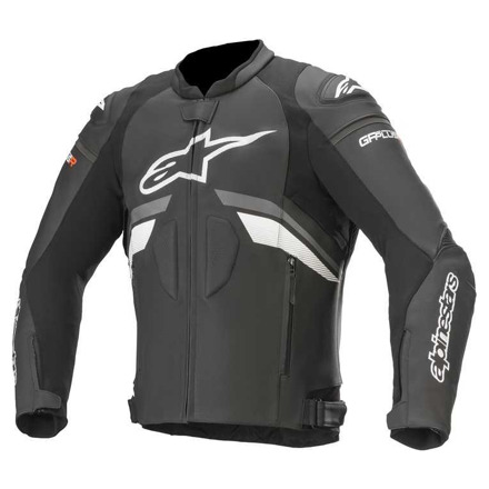 Alpinestars GP Plus R V3 Leren Motorjas, Zwart-Antraciet-Wit (1 van 1)