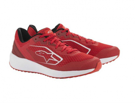 Alpinestars Meta Road Motorschoenen, Rood-Wit (1 van 1)