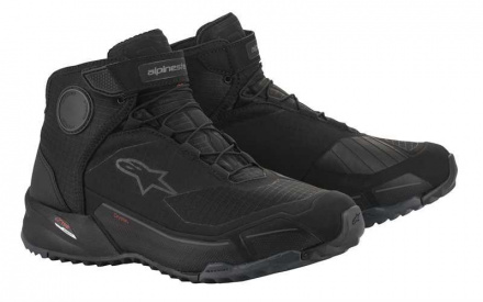 Alpinestars CR-X Drystar Motorschoenen, Zwart-Zwart (1 van 1)