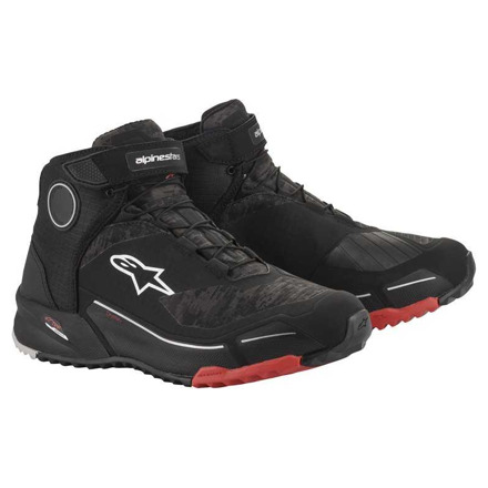 Alpinestars CR-X Drystar Motorschoenen, Zwart-Rood (1 van 1)