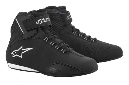 Alpinestars Stella Sektor Waterproof Motorschoenen, Zwart-Zilver (1 van 2)