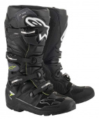 Tech 7 Enduro Drystar Motorlaazen - Zwart-Grijs