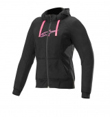 STELLA CHROME SPORT HOODIE - Zwart-Roze