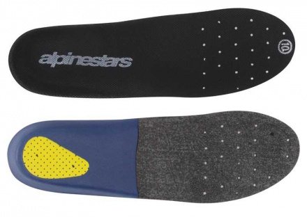 Alpinestars Footbed Tech 10, Antraciet-Blauw-Fluor (1 van 1)