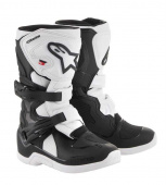 Tech 3S Kids Motorlaarzen - Zwart-Wit