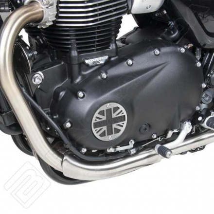 Engine Case Covers Silver Triumph Street Twin - Zilver