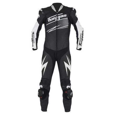 Furygan 6540-1024 Leather suit Full Ride, Zwart-Wit-Zilver (1 van 1)