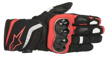 Alpinestars T-SP W Drystar Motorhandschoenen, Zwart-Rood (1 van 1)