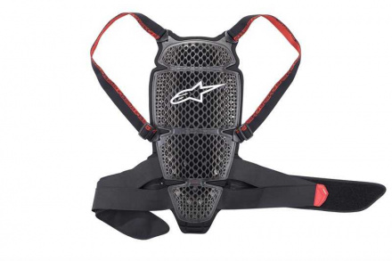 Nucleon Kr-cell Rugprotector - Zwart-Rood
