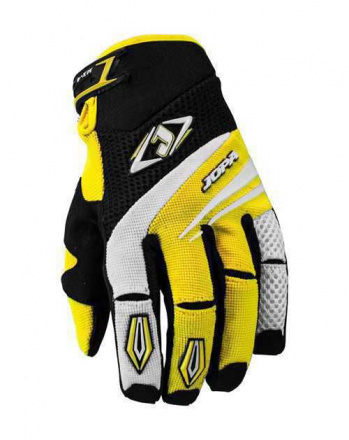 MX-4 Kids Crosshandschoenen - Zwart-Geel
