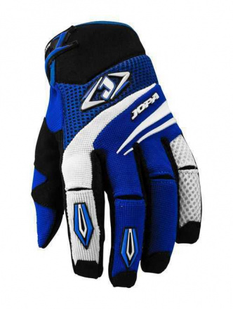 MX-4 Kids Crosshandschoenen - Zwart-Blauw