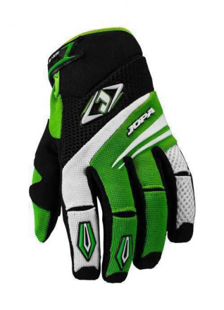 MX-4 Kids Crosshandschoenen - Zwart-Groen