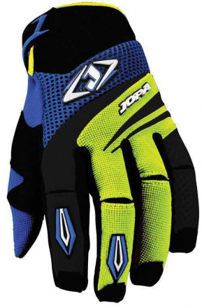 MX-4 Kids Crosshandschoenen - Blauw-Zwart