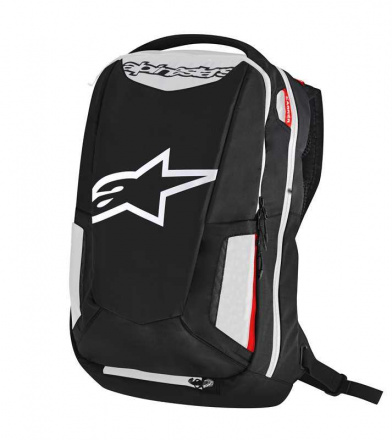 Alpinestars City Hunter Backpack, Zwart-Wit-Rood (1 van 1)