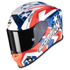 Scorpion SPORT EXO-R1 AIR, Rood-Wit-Blauw (Afbeelding 1 van 2)