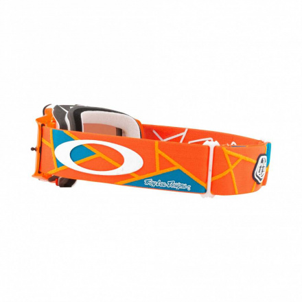 Crossbril Front Line MX Troy Lee Designs Metric Red Orange - Prizm Sapphi