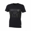 Macna T-Shirt Striper, Zwart (Afbeelding 1 van 2)