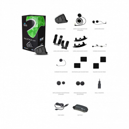 Cardo Communicatiesysteem Packtalk Slim Jbl Duo, N.v.t. (2 van 2)