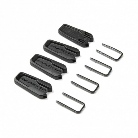 rits hanger, 4 stuks - Zwart