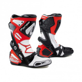 Ice Pro Motorlaarzen - Rood-Wit-Zwart
