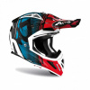 Airoh Aviator Ace Kybon, Zwart-Rood-Blauw (Afbeelding 3 van 3)