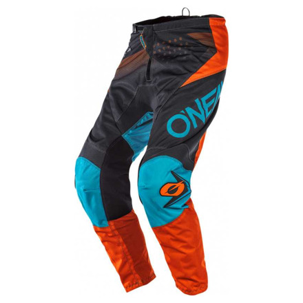 O'Neal Element Factor Crossbroek, Zwart-Oranje-Blauw (1 van 2)