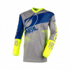 O'Neal Element Factor Youth Shirt, Grijs-Fluor (Afbeelding 1 van 2)